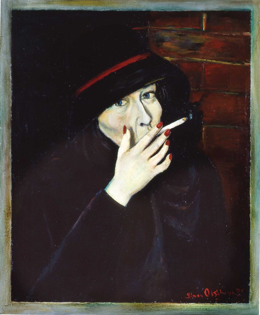 Stranger by Shimon Okshteyn (1951-2020), 1979, Oil on canvas 28 x 22 in. © Shimon Okshteyn Estate, okshteyn.com